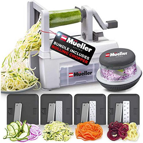 Mueller Pro Multi-blade Spiralizer Vegetable Slicer Zes...