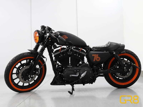 Imagem 3 de 15 de Harley-davidson Xl883 R 2008- Customizada No Estilo Café Ra