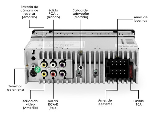 Imagen 5 de 7 de Autoestereo De Pantalla 1 Din Touch Mirrorlink Axel Steelpro