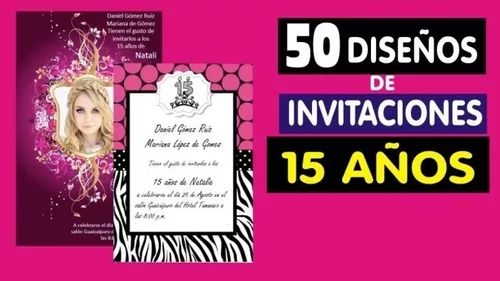 Invitacion Para 50 Anos Mujer