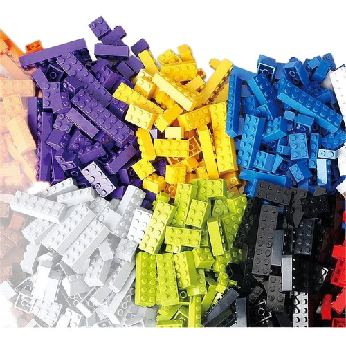 Cubos Multiencaje 500 Unid En Caja De Plastico