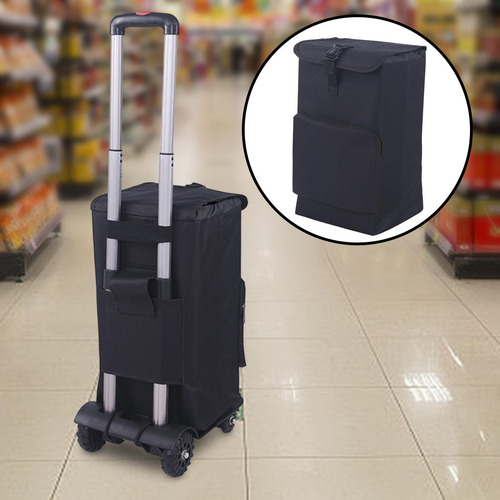 Bolsa De Repuesto Para Carrito De La Compra, Bolsa Negro