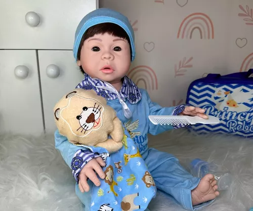 Bebê Reborn Menino Tigre Novo Original Lindo, Brinquedo Keiumi Nunca Usado  49463100