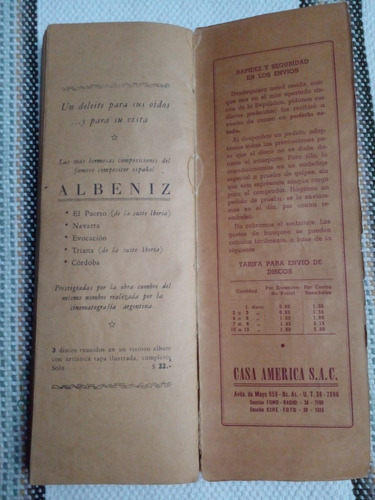 Catálogo Casa América Marzo 1947 (Usado)