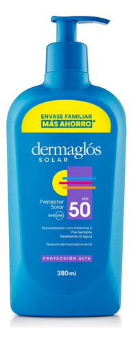 Protector Solar Dermaglos® Familiar F50+ 380ml