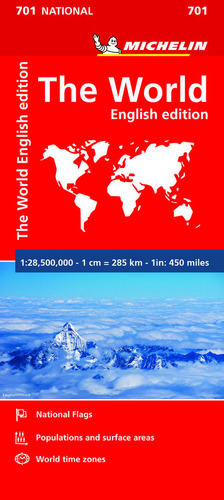 Libro Mapa The World (mapa Nacional El Mundo Michelin)