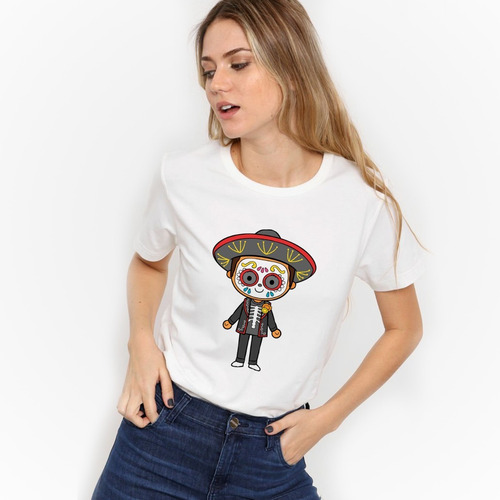 Imagen 2 de 6 de Remera Película Disney Coco Niños Mujer Hombre Modal Premium