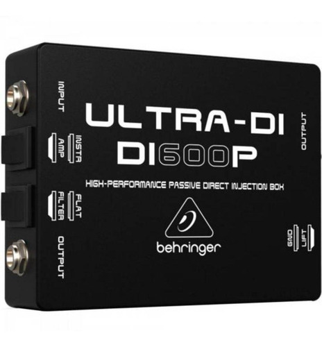 Imagem 2 de 5 de Direct Box Passivo Di600p Ultra Di - Behringer +nf+garantia - Com Nota Fiscal E Garantia De 2 Anos Proshows!