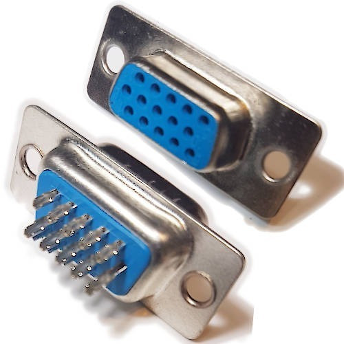 Imagen 1 de 1 de Puntotecno - Conector Db15-h Vga Para Soldar Pack X 2