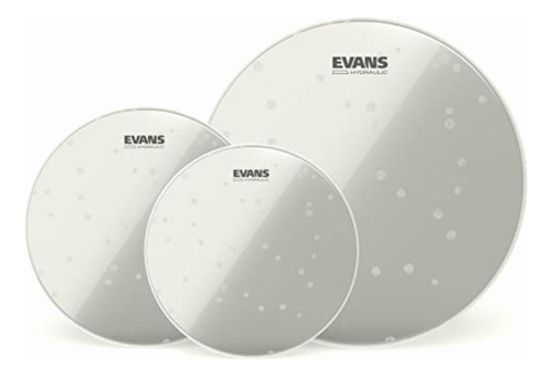 Evans Hydraulic Glass 10, 12, 14 Inch Fusion Tom Pack