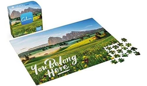 Spin Master Games 300-piece Calm Puzzle Para Relajación, Ali