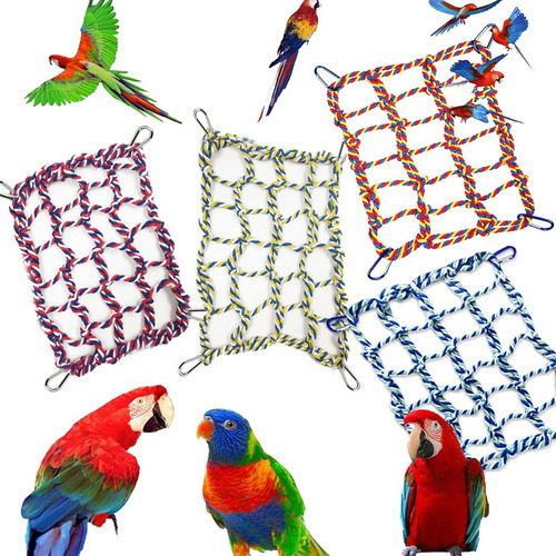 3 Red De Cuerda Para Colgar Hamaca Para Mascotas, Red