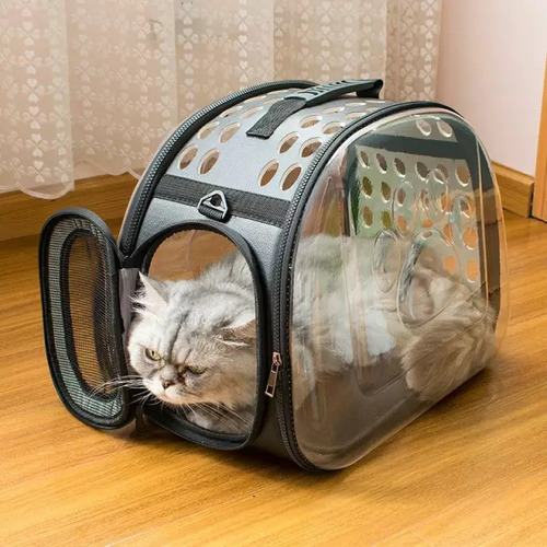 Imagen 2 de 8 de Mochila Bolso Grande Transporte Gatos, Perros, Mascotas