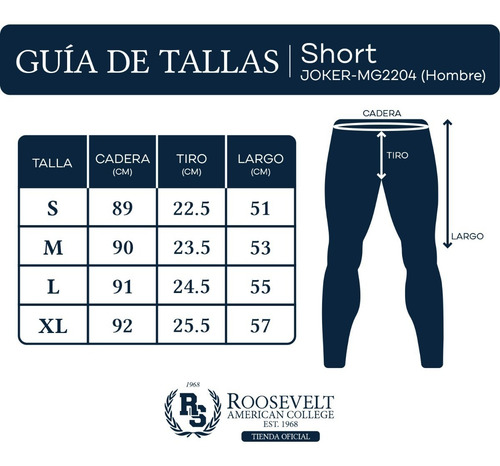 Imagen 6 de 7 de Pantalon Corto Short Pants Sport Casual Comodo Roosevelt 39