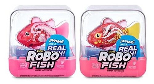 Muñeco Mascota Electrónic Robo Alive Robo Fish Series 2 (ros
