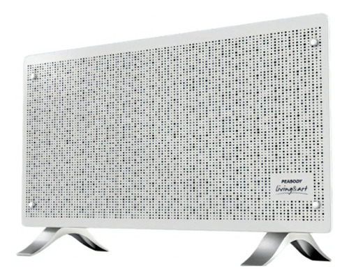 Panel Vitroconvector Peabody 2000w Estufa Calefactor Febo Color Blanco