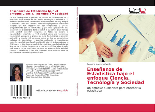 Libro: Enseñanza De Estadística Bajo El Enfoque Ciencia, Tec