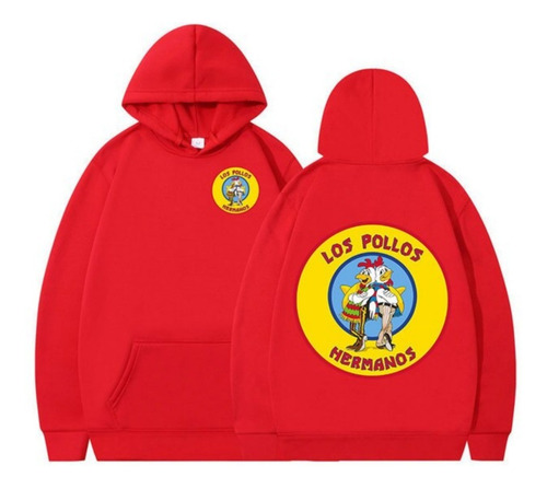 Sudadera Pollos Hermanos, Unisex Con Capucha Y Cangurera 03