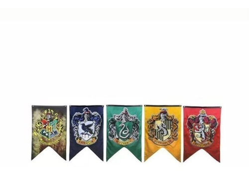 Banderines Casas De Hogwarts Harry Potter 
