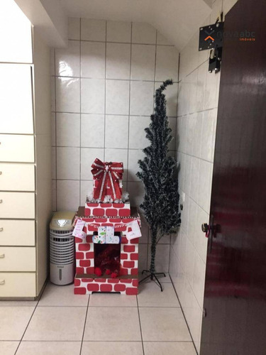 Sobrado Com 3 Dormitórios À Venda, 230 M² Por R$ 795.000 - Vila Scarpelli - Santo André/sp - So0430
