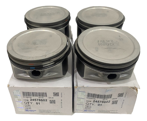 Kit Pistão Com Anéis Std S10 Blazer 2.4 Flex Original Gm