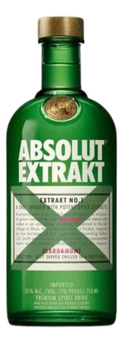 Vodka  Absolut Extrakt Importado 700 Ml