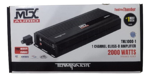 Amplificador Mini 1 Canal 2000w Rms Mtx Terminator Tnl1000-1