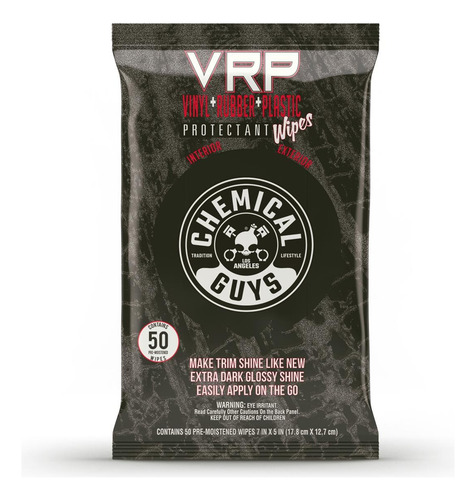 Chemical Guys Toallitas Para Exteriores C/ Brillo 50 Pzas
