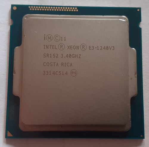  Intel Xeon E3-1240 V3 4ta Gen Lga 1150 3.4ghz