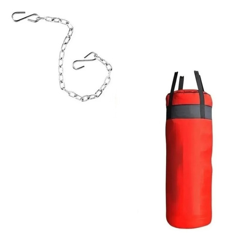 Imagen 1 de 1 de Promo : Bolsa De Boxeo 1.20 Cm + Relleno + Cadena