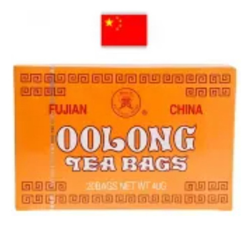 Kit 3 Chá Oolong - Tea Bags 20 Sachês 40g - Importado Fujian