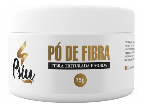 Pó De Fibra 25g Com Anvisa Cor Branco