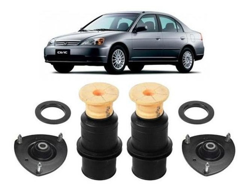 Kit Batente Da Suspensão Dianteiro Honda Civic 2001 2002