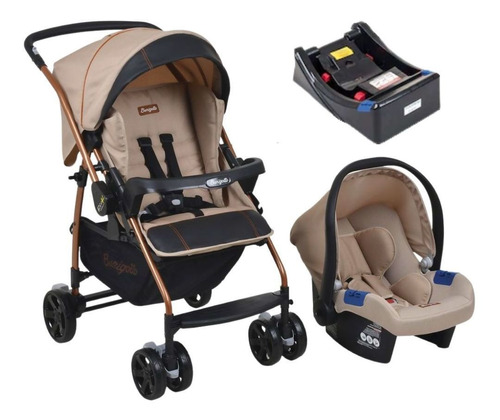 Travel System Rio K Mon Amour Com Base- Burigotto