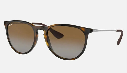 Ray Ban Erika 4171 Polarizados Carey Con Marrón Degrade 