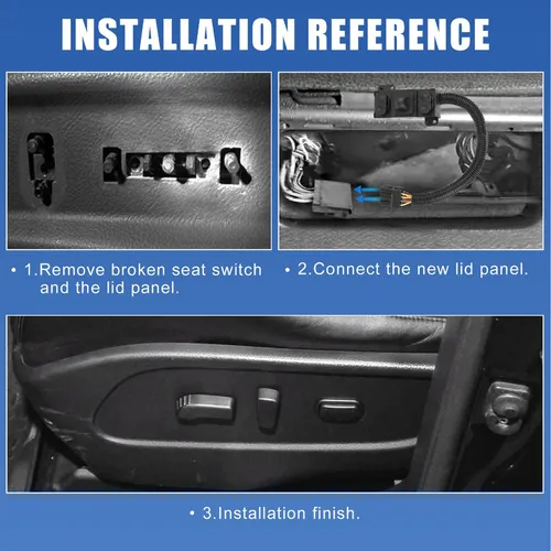 W Interruptor Asiento Eléctrico Izq Para Ford Lobo F150 F650