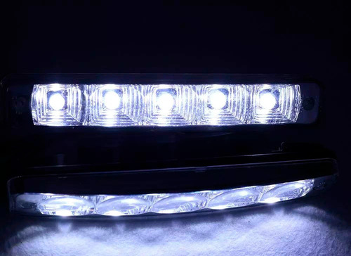 Imagen 5 de 8 de Par Faros Auxiliares 10 Led Cob 12v Auto Moto 4x4 Universal