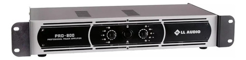 Amplificador De Potênica Pro 800 Ll Audio 4 Ohms 200wrms Cor Cinza Potência De Saída Rms 200 W