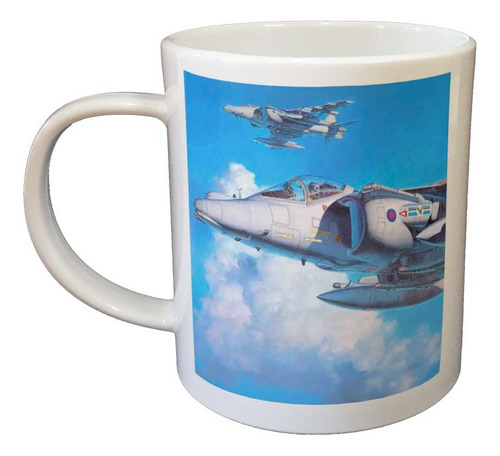 Taza De Plastico Avion De Combate Dibujo Cohete Guerra M2