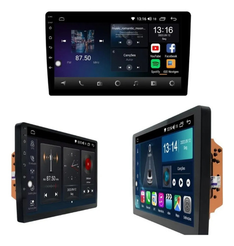 Pantalla Multimedia Android 9 4g Ram Full Hd Car Play Negro