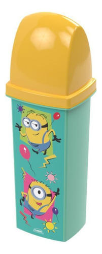 Porta Escova De Dente E Pasta Estojo Infantil Viagem Escolar Cor Minions