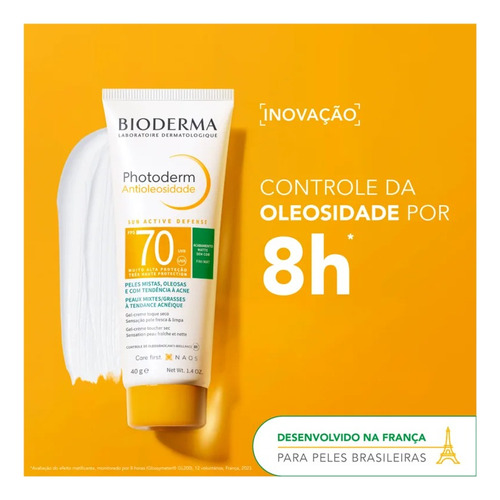 Protetor Solar Photoderm Antioleosidade Fps70 40g Bioderma