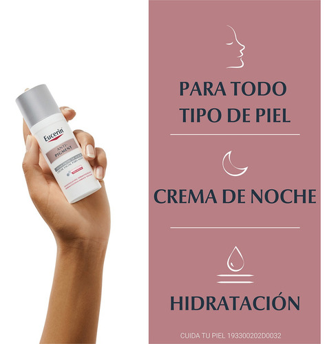 Crema Facial Anti-manchas Eucerin Anti-pigment Noche 50ml Tipo de piel Todos