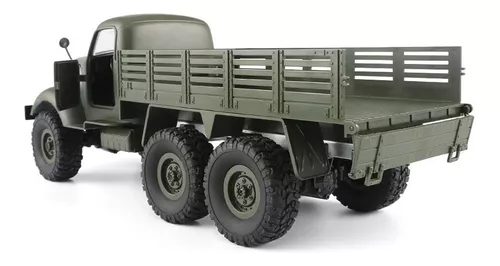 Caminhão Militar Controle Remoto 4x4 wpl B-16 6 Rodas em Promoção na  Americanas