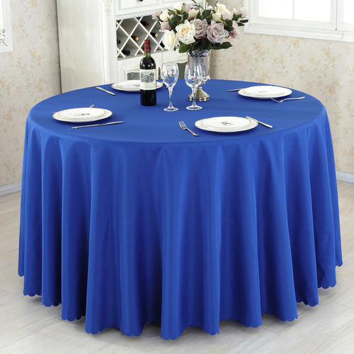 Mantel Redondo Para Decoración De Mesa, Mantel Liso Para