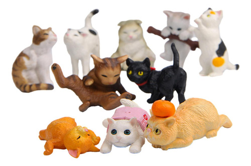 10 Uds. De Juguetes Para Gatitos, Gatos Japoneses, Serie