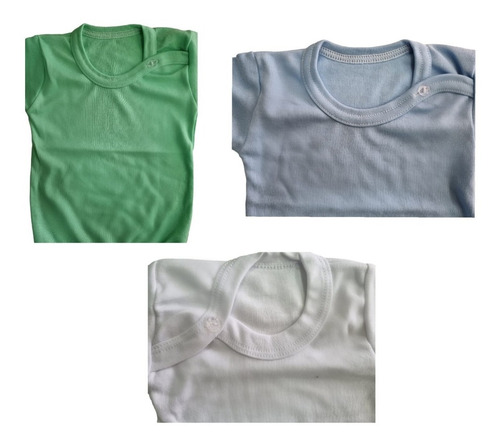 Pack 3 Camisetas Bebé 100% Algodón