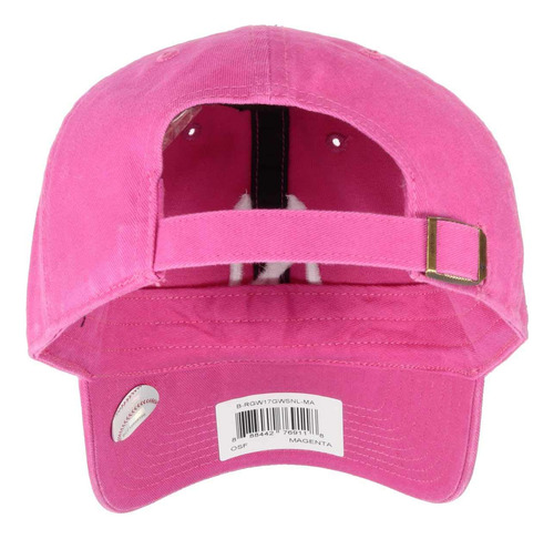 Gorra Ajustable Magenta Y Blanca New York Yankees Mlb