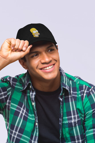 Gorra Los Simpson Bart Homero Bordada Cachucha Ajustable Homero Único