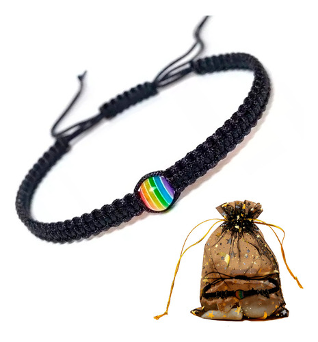 Pulsera Manilla Orgullo Pride Lgbtiq+ Ajustable + Empaque